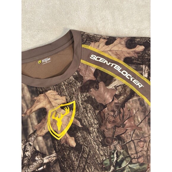 BNWT Scentblocker XLarge XL Long Sleeve Mossy Oak Camo Hunting Shirt Trinity - Picture 6 of 13